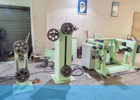 8 Gambar Mesin Penggulung Kabel LAN Dengan Kepala Ganda