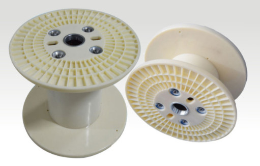 PN400 ABS Plastik Bobbin Spool Reel Untuk Perputaran Pengiriman Kemasan Kabel Kawat