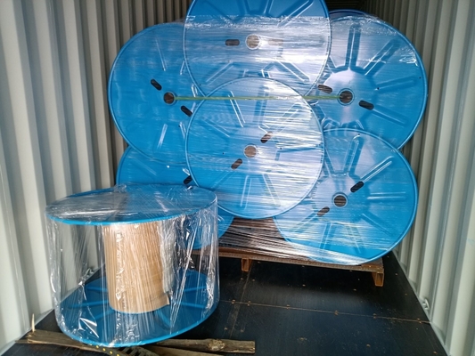 Reel Gelendong Bergelombang Untuk Mesin Stranding / Kumparan Baja / kabel serat optik