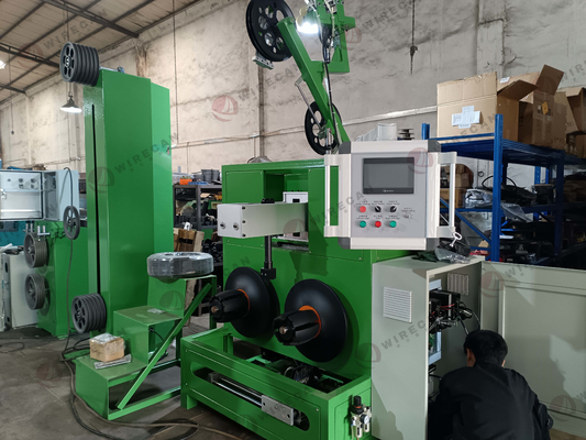 Mesin Gulung Kabel Jaringan Gulung 8-Bentuk Efisien Dengan Cincin Anti-Winding