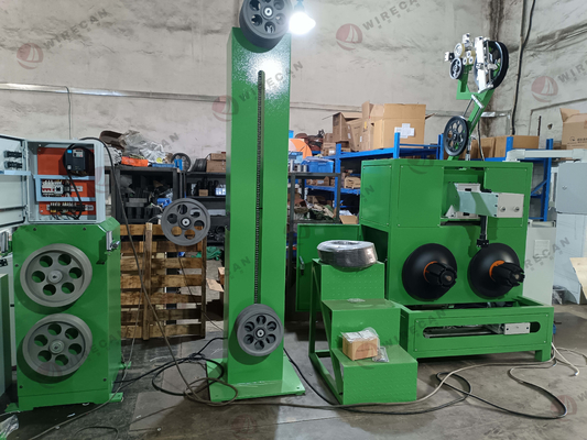Mesin Gulung Kabel Jaringan Gulung 8-Bentuk Efisien Dengan Cincin Anti-Winding