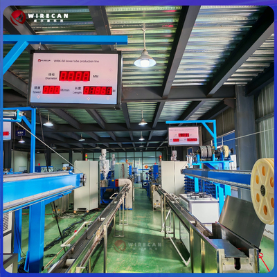 WRK-50 Lini Ekstrusi Tabung Lolos Produksi Kabel Serat Optik Berkecepatan Tinggi