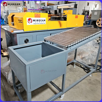 Mesin penggulung dan pembungkus kawat bangunan otomatis untuk kemasan kawat listrik