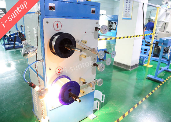 30KW 30mm Ketat Buffered Fiber Optic Cable Line Produksi Tiga Fase