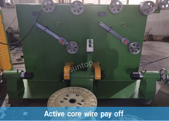 Hidrolik Lifting 800r / Min 20mm Wire Single Twist Bunching Machine