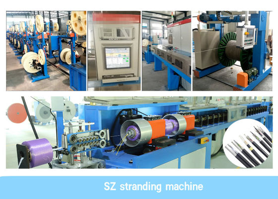 SGS 800/15 SZ Stranding Machine Untuk Memutar Tabung Longgar Multi Strand