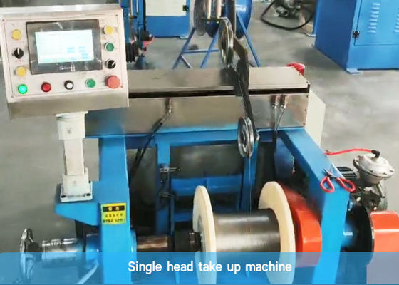 Single Head 21kw Steel Wire EVA Coating Machine Lini Produksi Kabel Serat Optik