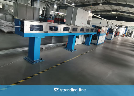 1200/12 1800rpm Jalur Produksi Kabel Serat Optik Untuk SZ Stranding
