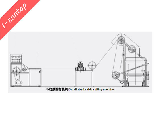 0.5-6mm2 Single Wire Dan Round Wire Coiling Dan Rewinding Machine