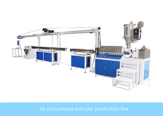 Kontrol PLC 380V PLA Extruder Cable Extrusion Line Dengan Pencetakan 3D
