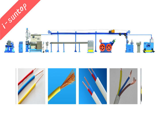 Mesin Ekstrusi Kawat Perumahan PVC Untuk Persegi 1.5 / 2.5mm