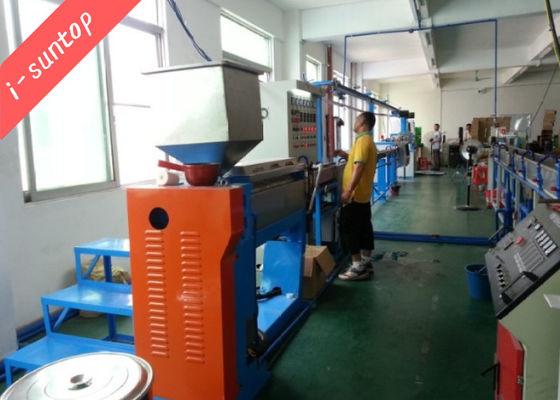 Kontrol PLC 380V PLA Extruder Cable Extrusion Line Dengan Pencetakan 3D