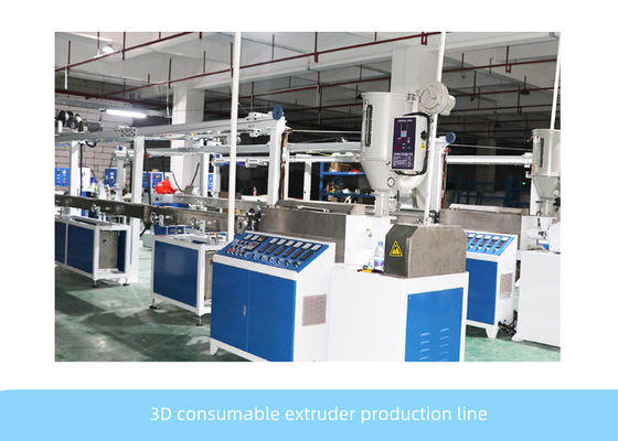 Kontrol PLC 380V PLA Extruder Cable Extrusion Line Dengan Pencetakan 3D