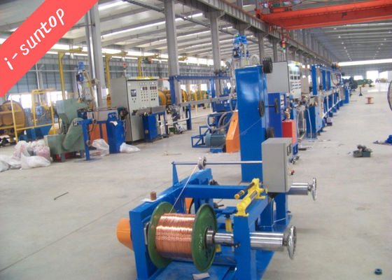 Mesin Extruder Kabel PVC Lapisan Ganda 500mpm Dengan Konduktor Tembaga