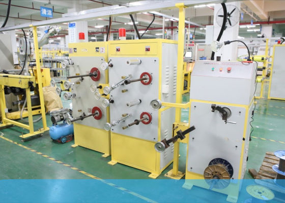 SGS 4 Bobbin Head Wire Pay Off Machine Mesin Kabel Serat Optik