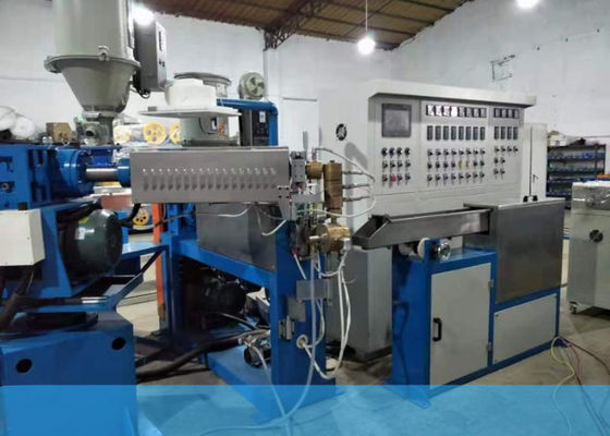 Double Layer 40HP PVC Cable Extruder Machine Jalur Ekstrusi Kabel