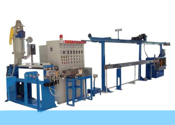 Chemical Foaming 15HP Coaxial Wire Extruder Machine Cable Line Produksi