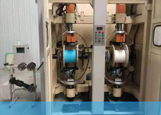 Cat5/6 Network Core Wire Pair Twist Machine, Mesin Twist Kembali Gelendong Ganda 50Hz
