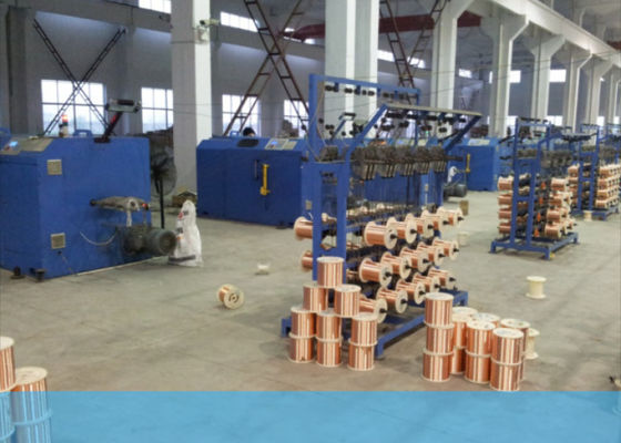 Kontrol PLC Otomatis 7500W Double Twist Bunching Machine Untuk Kawat