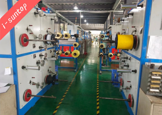 2 * 5mm Square Type FTTH Drop Fiber Optic Cable Machine