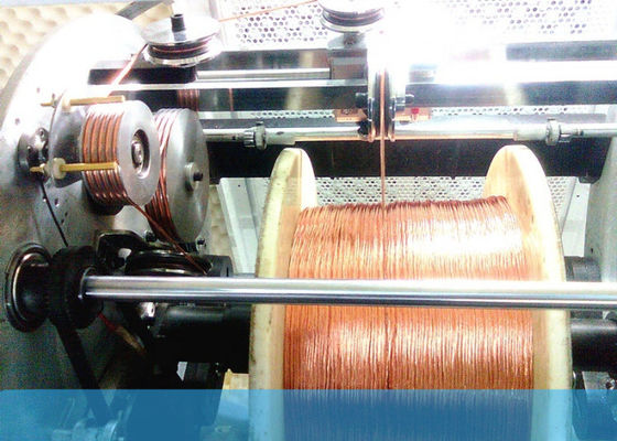 Kontrol PLC Otomatis 7500W Double Twist Bunching Machine Untuk Kawat