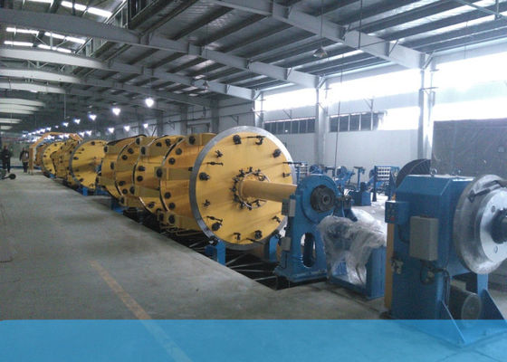 Mesin Memutar Kabel 125r / Min, Mesin Stranding Kawat Jenis 630/12 + 18 + 24