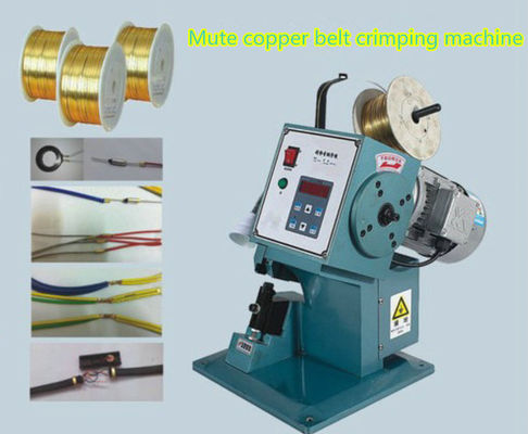 1.8T Bisu AC110V Wire Stripping Dan Mesin Crimping Semi Otomatis