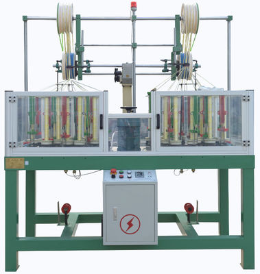 16 Spindle 1.1KW Rope Braiding Machine, 2heads Wire Braiding Machine