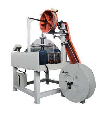 Mesin Mengepang Kabel 20rpm yang Dapat Disesuaikan, Braider Kawat Stainless Steel