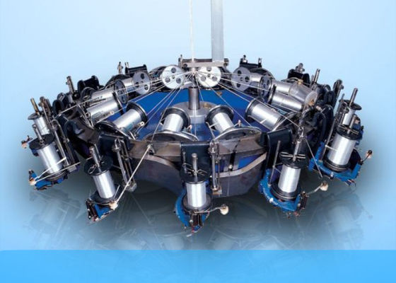 Mesin Jalinan Kabel Industri 24 Spindle 2200W Vertikal