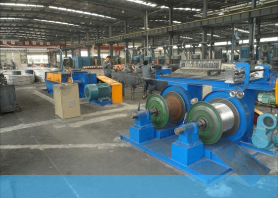 Mesin Menggambar Kawat Perak 75kw 13die Dengan Pengambilan Ganda Otomatis