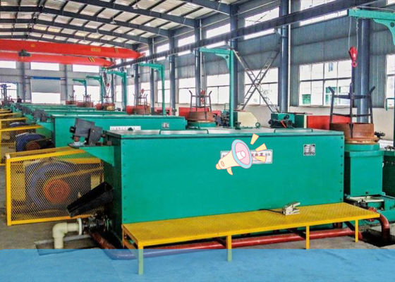 130kw Heavy Wet High Carbon Wire Drawing Machine Sertifikasi SGS