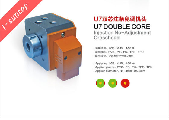 U7/U14 Gratis Adjustable Centering Extrusion Crosshead Untuk Cable Extruder