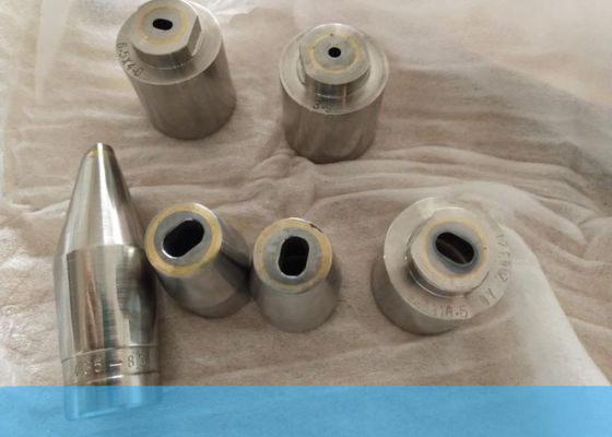 Ekstrusi ujung dan mati Dengan Tungsten Karbida Padat, Baja Dengan Pengolahan Panas