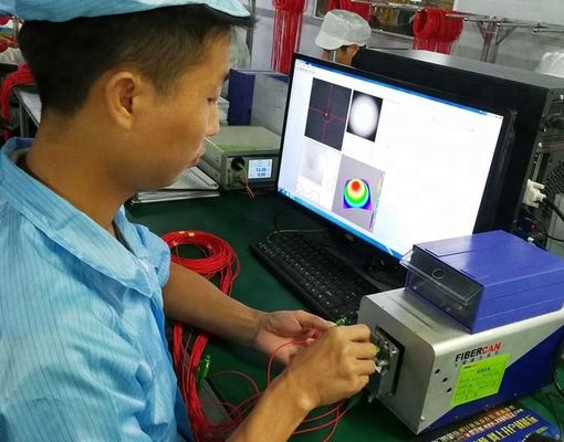 1UM Resolusi 3D Fiber Connector Interferometer Fiber Patch Cord Membuat Mesin