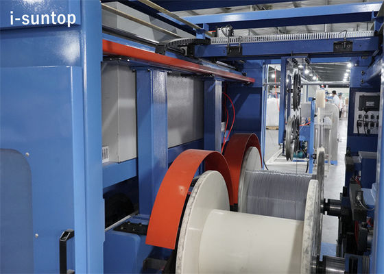Motor AC 800m / Min Auto Wire Take Up Machine Mesin Kabel Serat Optik