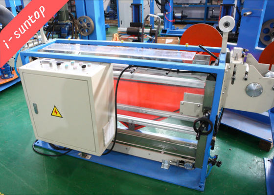 80m / Min 3 Phase Metal Tape Accumulator Mesin Kabel Serat Optik