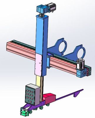 Robotic Arm Automatic Traverse Take Up Machine Untuk Kabel Fiber Optic Luar Ruangan