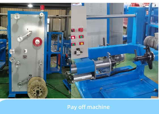 PN800 Indoor Fiber Optic Cable Line Produksi Mesin Coiling Rewinding