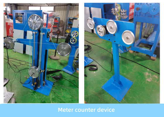 PN800 Indoor Fiber Optic Cable Line Produksi Mesin Coiling Rewinding