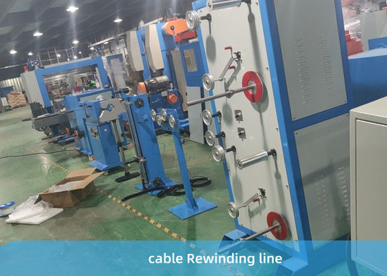 PN800 Indoor Fiber Optic Cable Line Produksi Mesin Coiling Rewinding