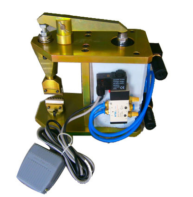 Mesin Crimping Kabel Patch Serat Optik Crimper Pneumatik Vertikal