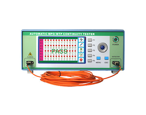 MPO MTP Patch Cord Sequence Tester Peralatan Serat Optik