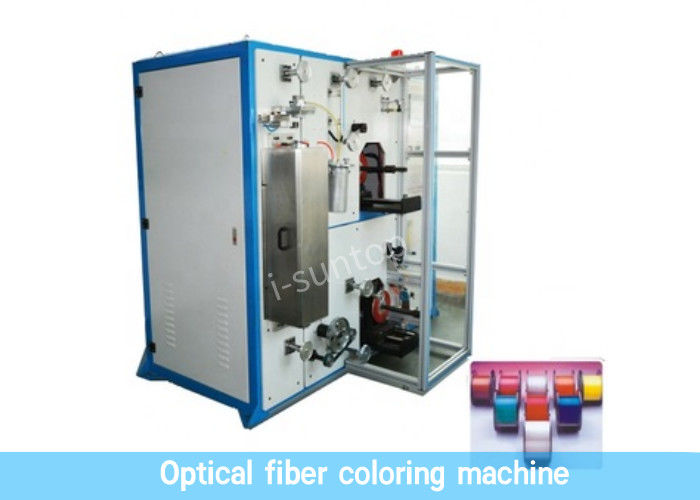 GF-1800 7500W Fiber Coloring Dan Rewinding Machine Dengan Mesin Pembuat Nitrogen