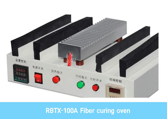 Horizontal 1100w Fiber Optic Curing Oven Fiber Patch Cord Membuat Mesin