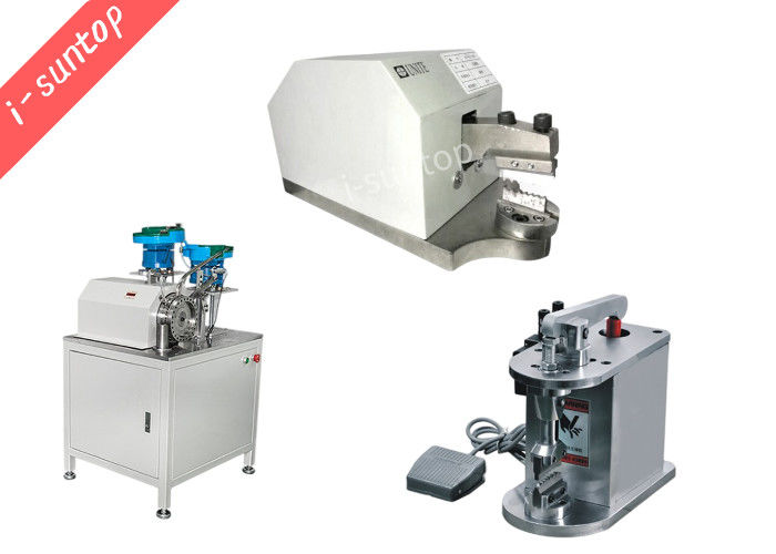 Antarmuka FC 6000pcs / Jam Ferrule Crimping Machine Mesin Pembuat Kabel Patch Fiber