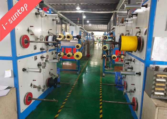 2 * 5mm Square Type FTTH Drop Fiber Optic Cable Machine